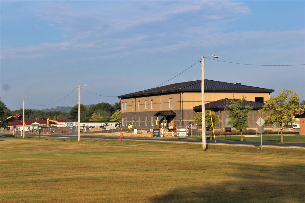 Fort McCoy’s brigade headquarters construction project now 80 percent complete as October ‘23 begins; work remains on track