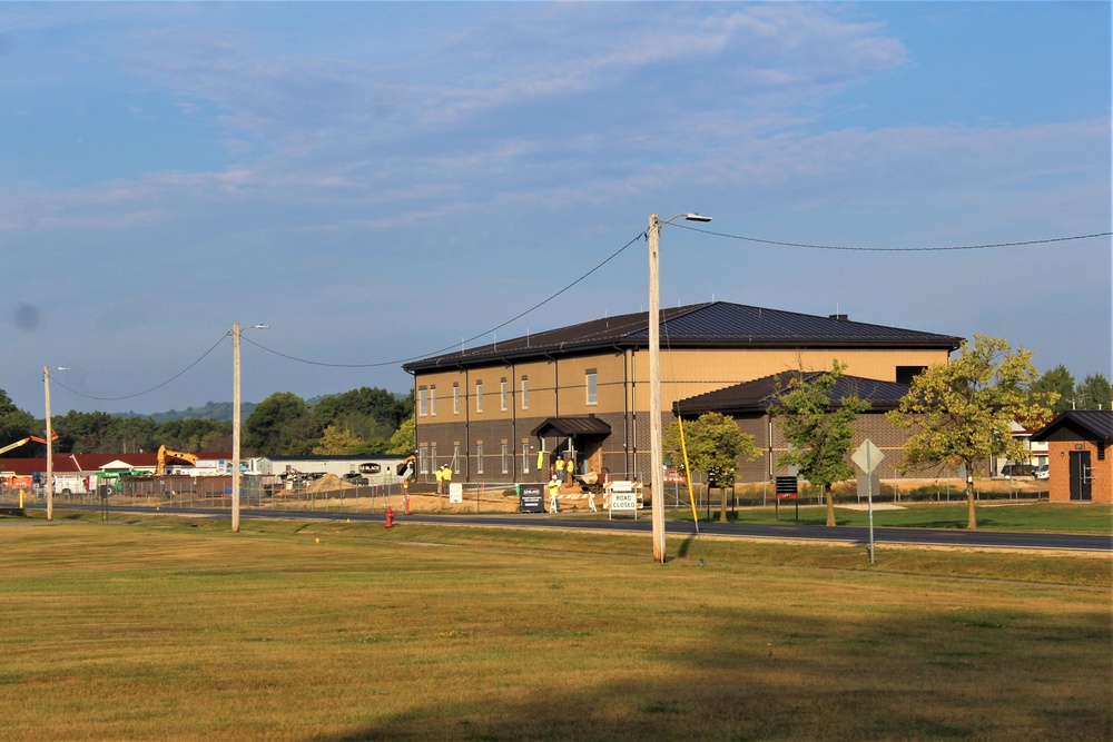 Fort McCoy’s brigade headquarters construction project now 80 percent complete as October ‘23 begins; work remains on track