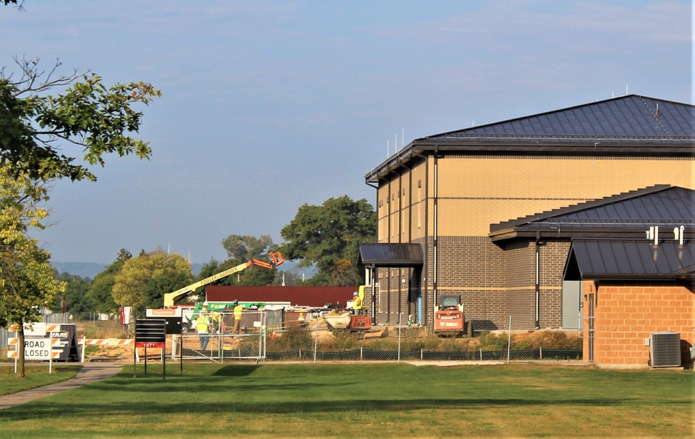 Fort McCoy’s brigade headquarters construction project now 80 percent complete as October ‘23 begins; work remains on track