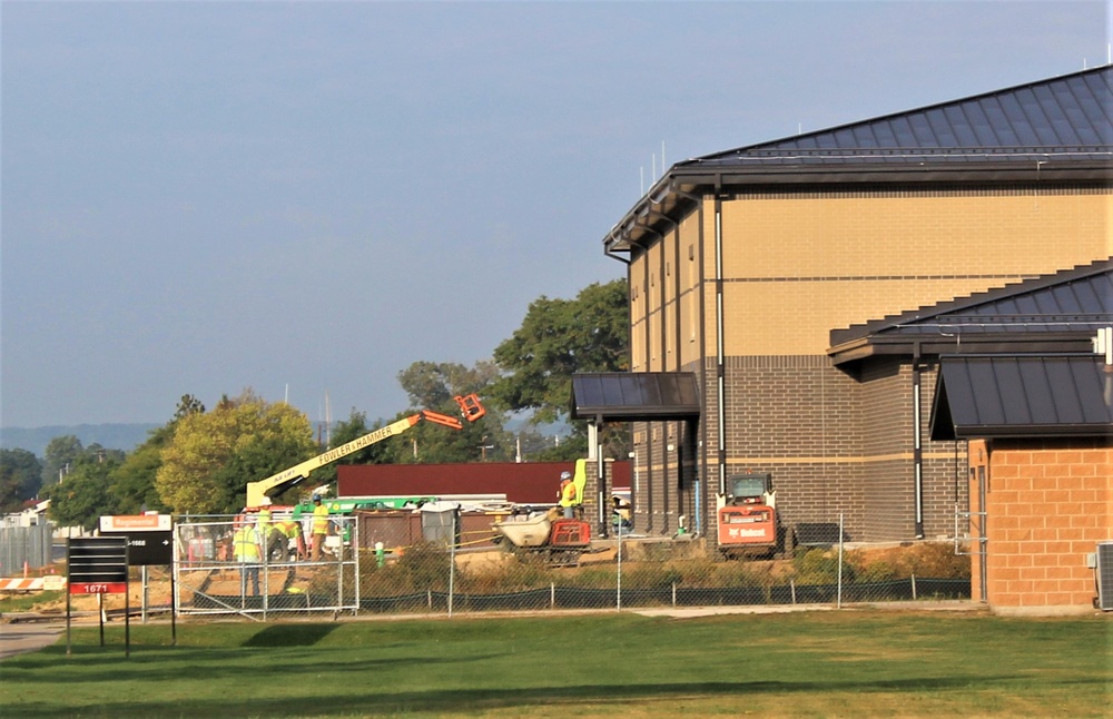 Fort McCoy’s brigade headquarters construction project now 80 percent complete as October ‘23 begins; work remains on track