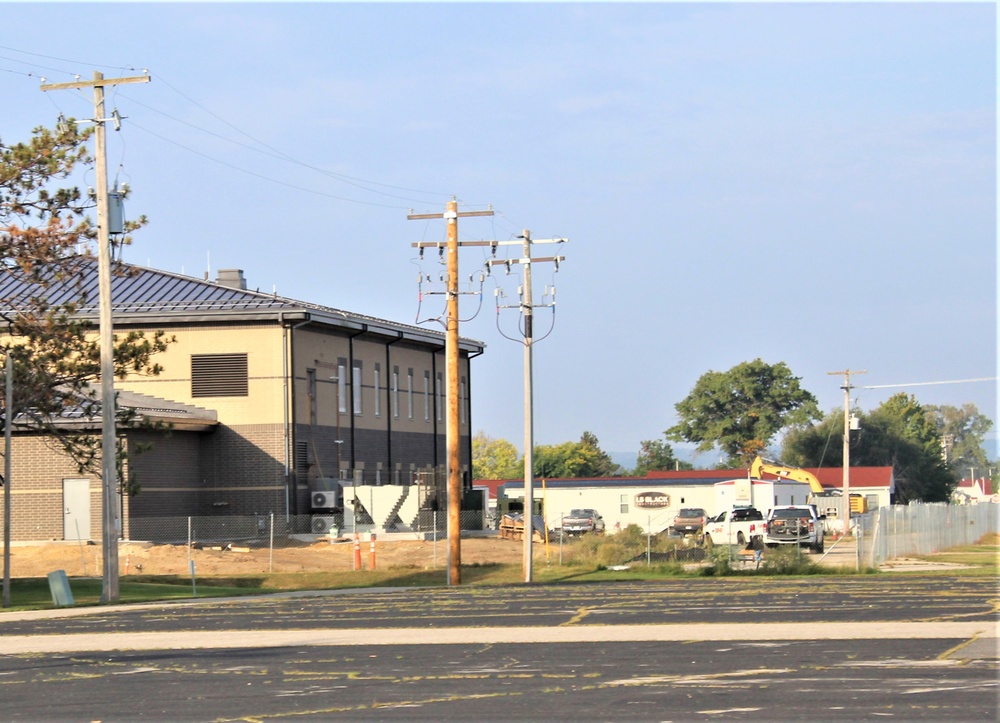 Fort McCoy’s brigade headquarters construction project now 80 percent complete as October ‘23 begins; work remains on track