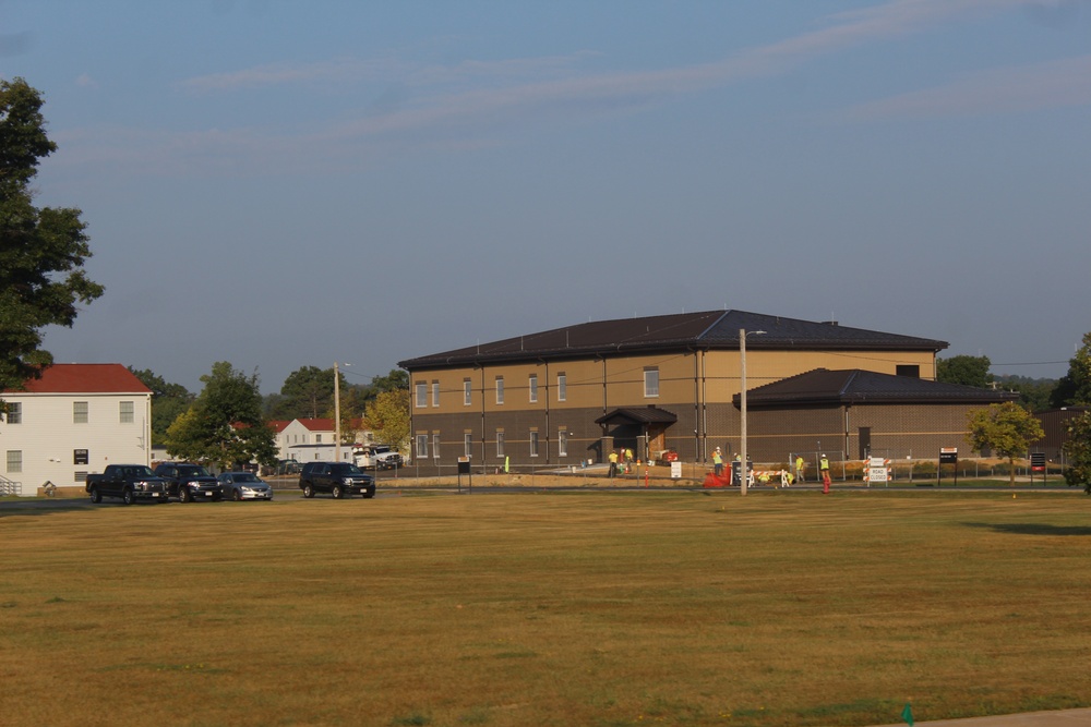 Fort McCoy’s brigade headquarters construction project now 80 percent complete as October ‘23 begins; work remains on track