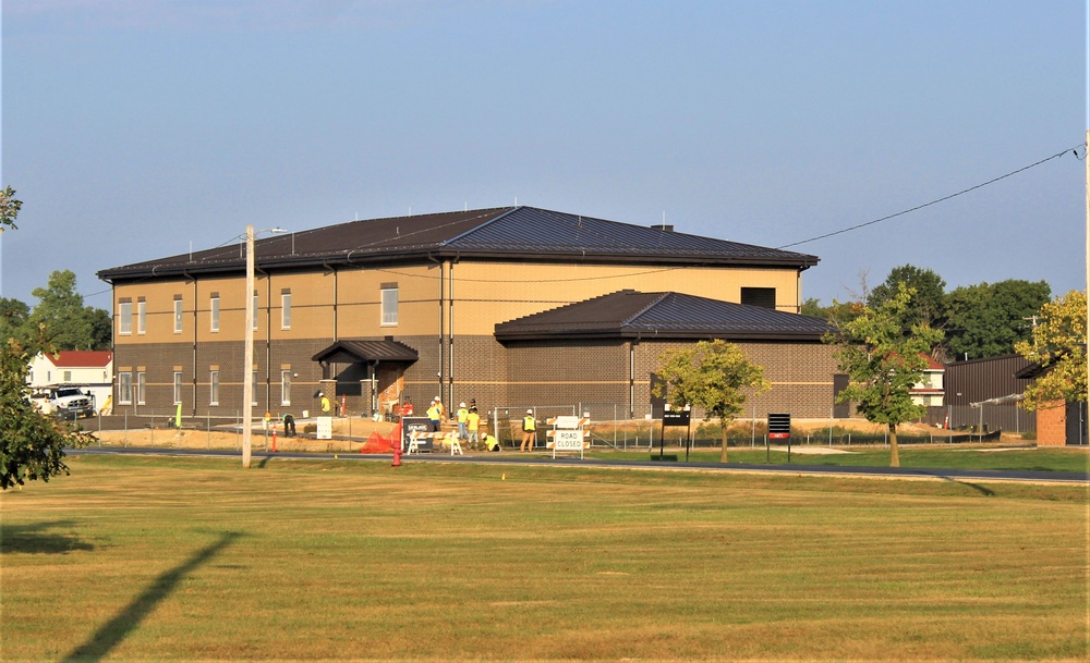 Fort McCoy’s brigade headquarters construction project now 80 percent complete as October ‘23 begins; work remains on track