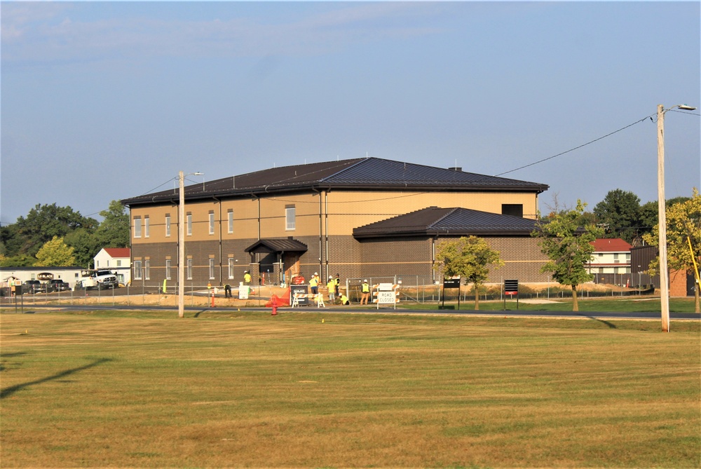 Fort McCoy’s brigade headquarters construction project now 80 percent complete as October ‘23 begins; work remains on track