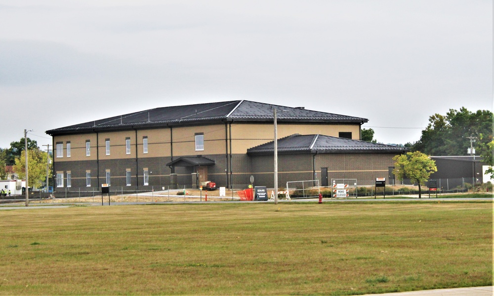 Fort McCoy’s brigade headquarters construction project now 80 percent complete as October ‘23 begins; work remains on track