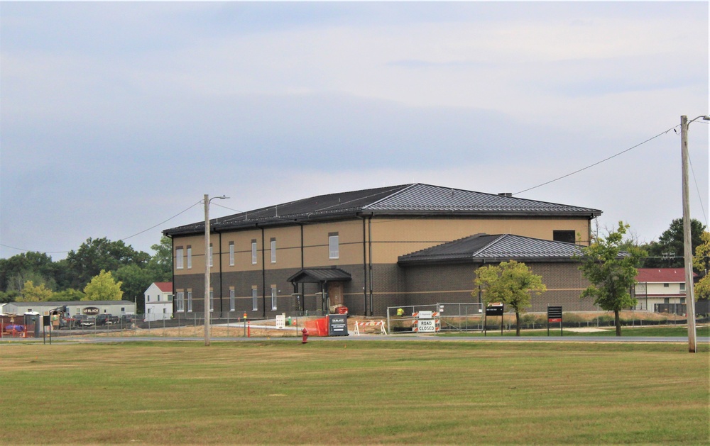 Fort McCoy’s brigade headquarters construction project now 80 percent complete as October ‘23 begins; work remains on track