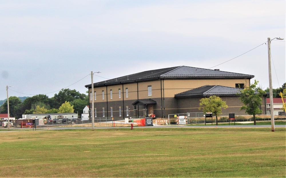 Fort McCoy’s brigade headquarters construction project now 80 percent complete as October ‘23 begins; work remains on track