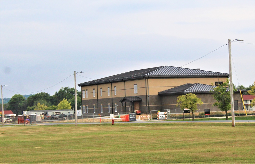 Fort McCoy’s brigade headquarters construction project now 80 percent complete as October ‘23 begins; work remains on track