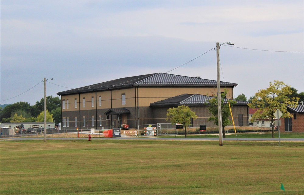 Fort McCoy’s brigade headquarters construction project now 80 percent complete as October ‘23 begins; work remains on track