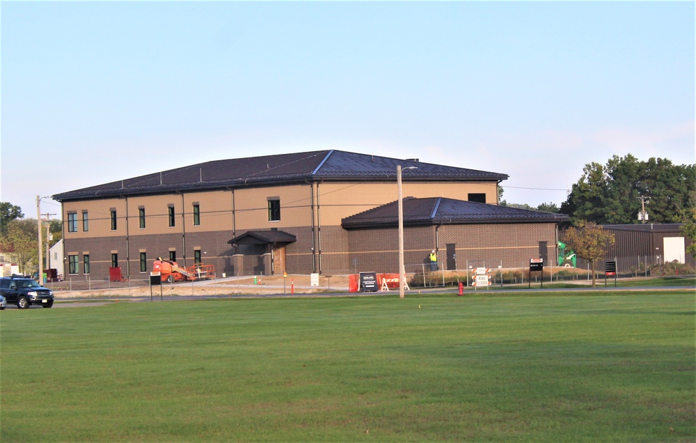 Fort McCoy’s brigade headquarters construction project now 80 percent complete as October ‘23 begins; work remains on track