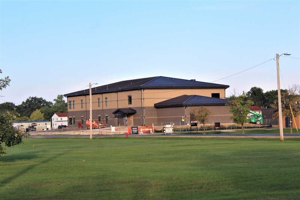 Fort McCoy’s brigade headquarters construction project now 80 percent complete as October ‘23 begins; work remains on track