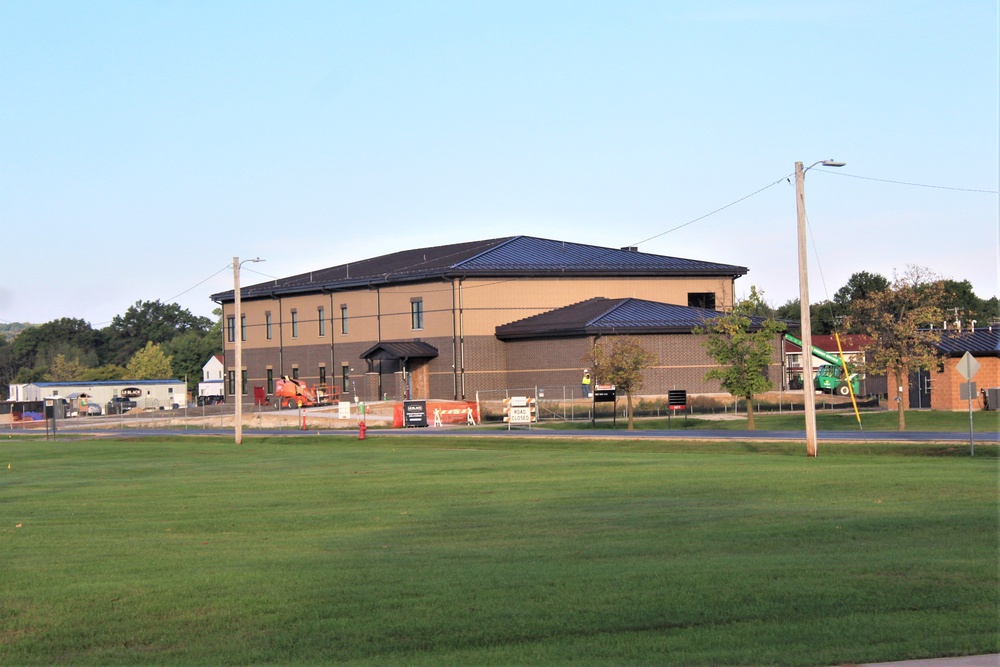 Fort McCoy’s brigade headquarters construction project now 80 percent complete as October ‘23 begins; work remains on track