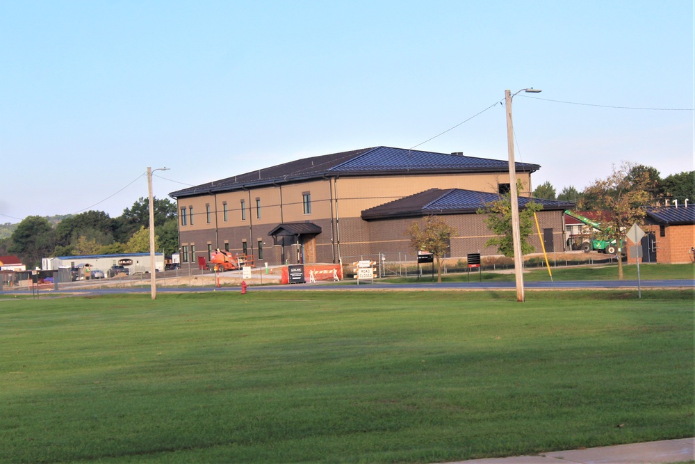 Fort McCoy’s brigade headquarters construction project now 80 percent complete as October ‘23 begins; work remains on track