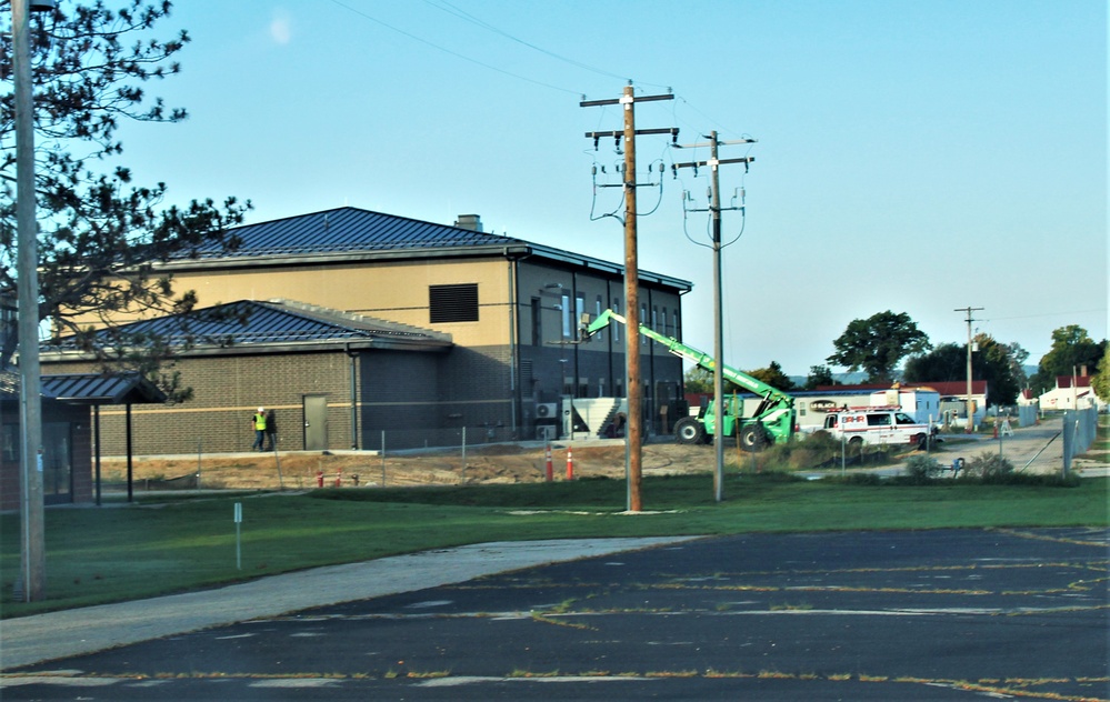 Fort McCoy’s brigade headquarters construction project now 80 percent complete as October ‘23 begins; work remains on track