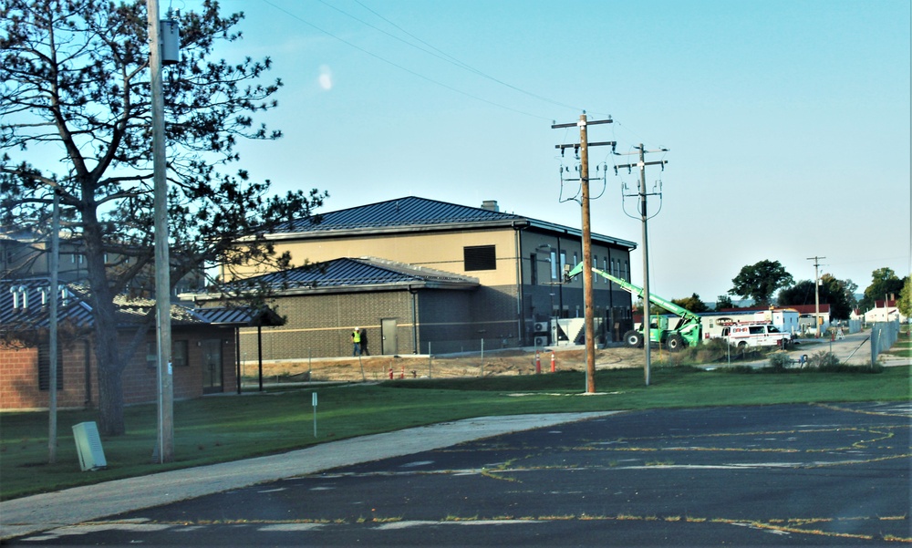 Fort McCoy’s brigade headquarters construction project now 80 percent complete as October ‘23 begins; work remains on track