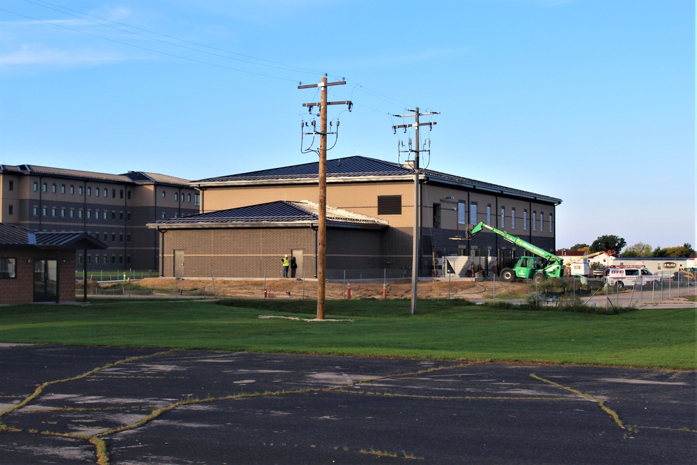 Fort McCoy’s brigade headquarters construction project now 80 percent complete as October ‘23 begins; work remains on track