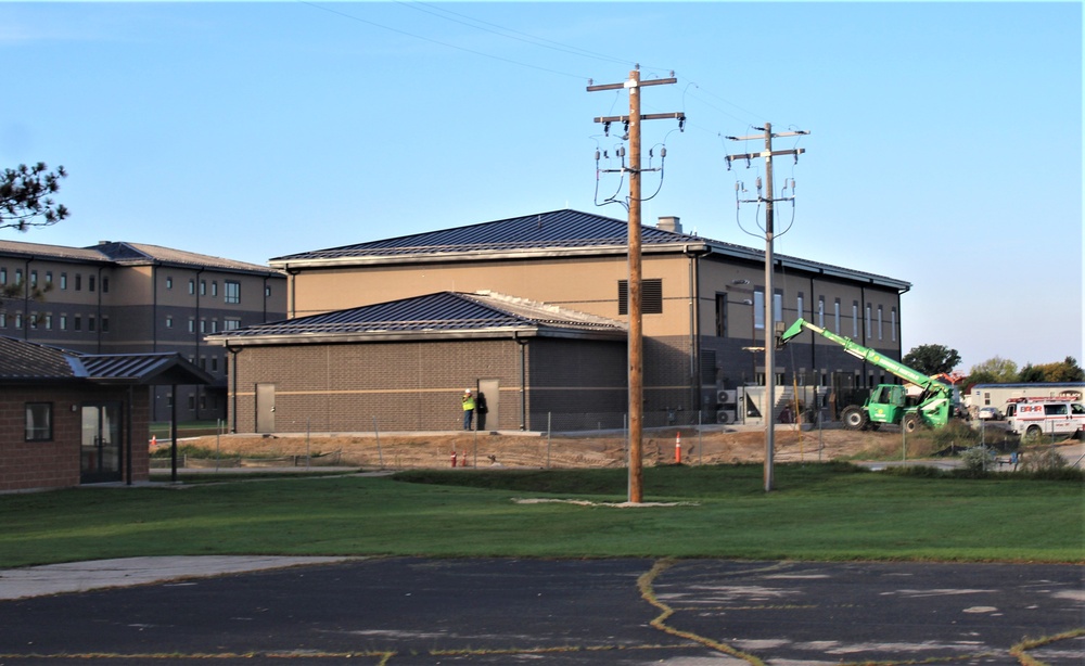 Fort McCoy’s brigade headquarters construction project now 80 percent complete as October ‘23 begins; work remains on track