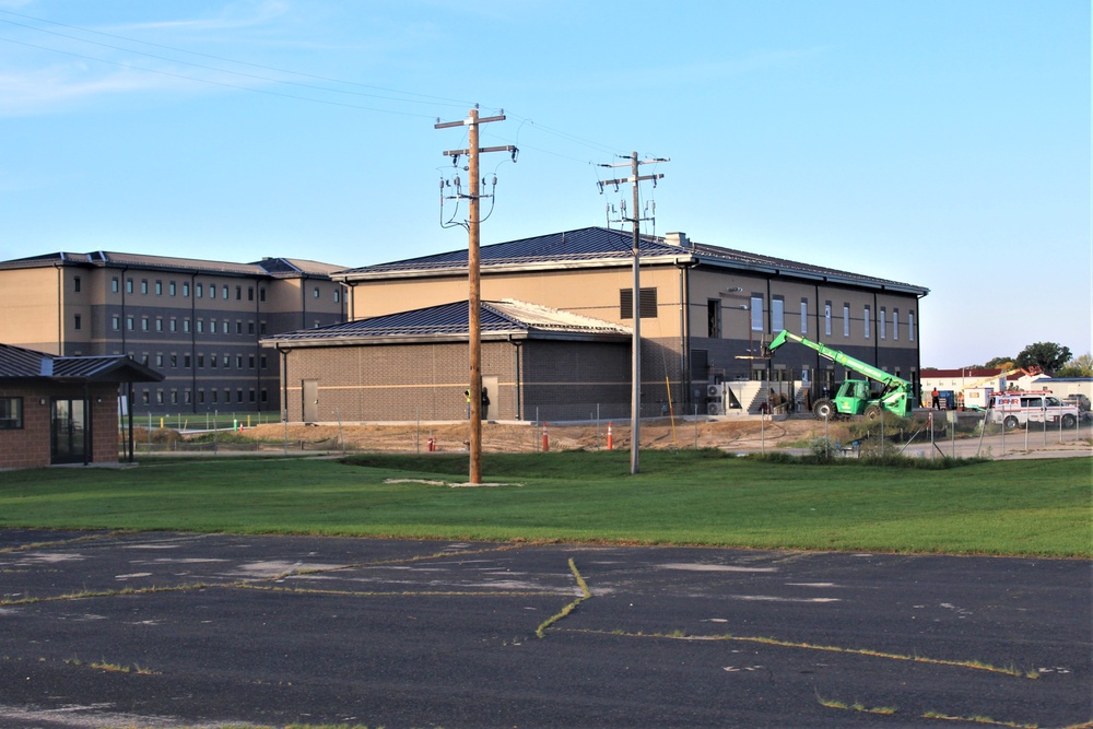 Fort McCoy’s brigade headquarters construction project now 80 percent complete as October ‘23 begins; work remains on track