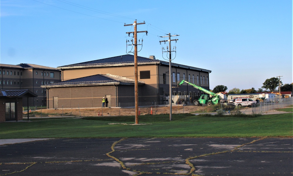 Fort McCoy’s brigade headquarters construction project now 80 percent complete as October ‘23 begins; work remains on track