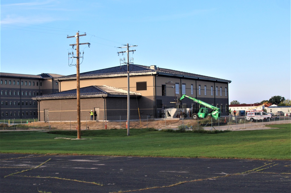 Fort McCoy’s brigade headquarters construction project now 80 percent complete as October ‘23 begins; work remains on track