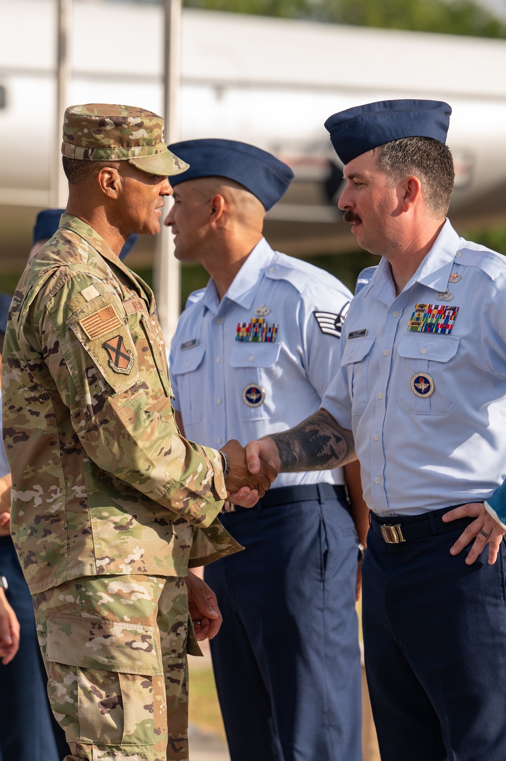 USAF Military Training Instructor School Graduation Ceremony