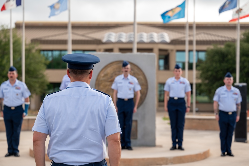 USAF Military Training Instructor School Graduation Ceremony