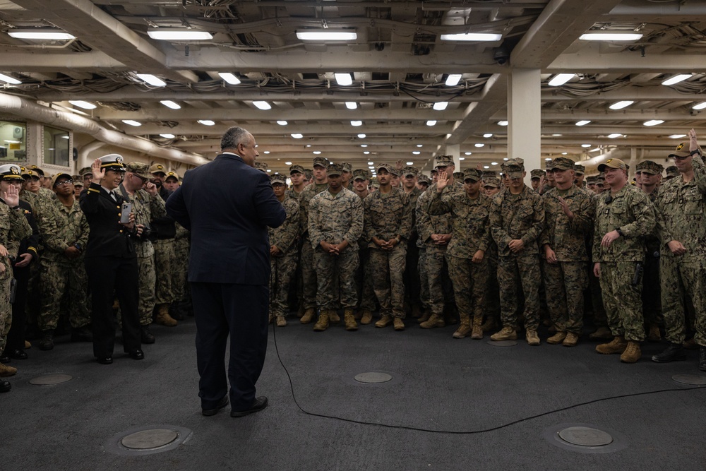 SF Fleet Week 23: Secretary of the Navy Visits USS John P. Murtha