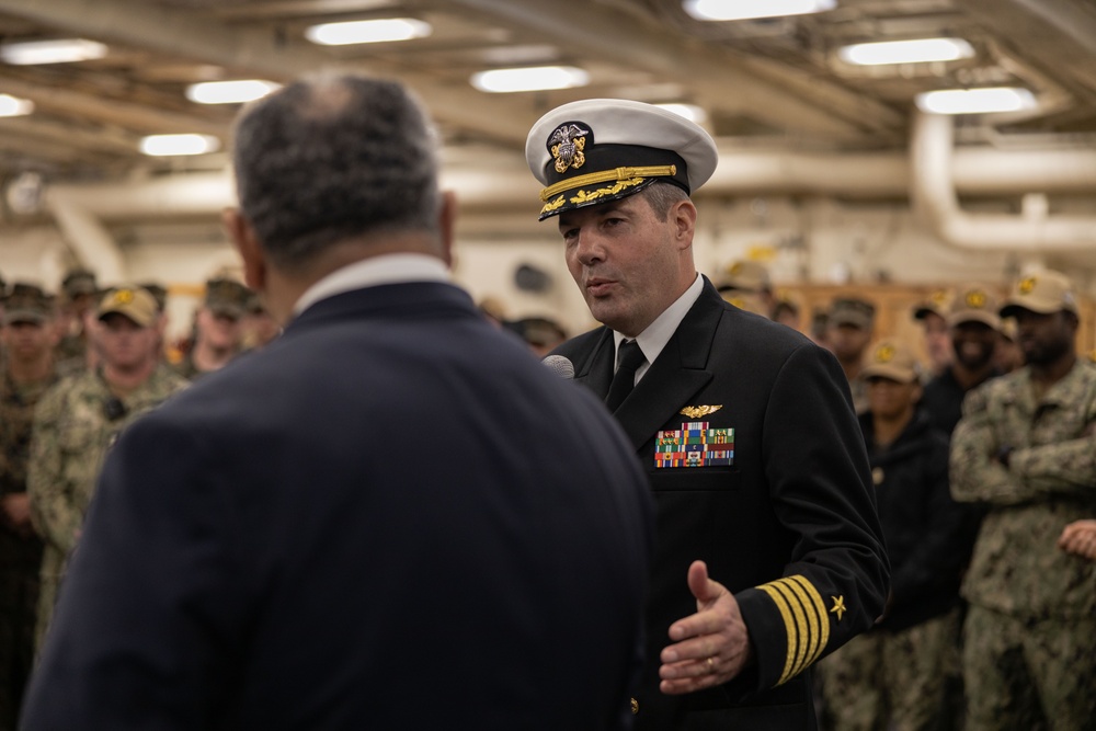 SF Fleet Week 23: Secretary of the Navy Visits USS John P. Murtha