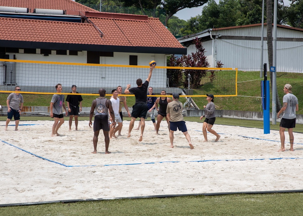 Pacific Partnership 2023: Sports Day during Singapore Port Call