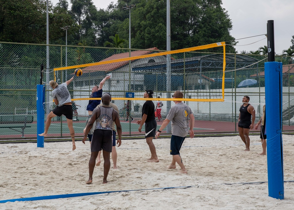 Pacific Partnership 2023: Sports Day during Singapore Port Call