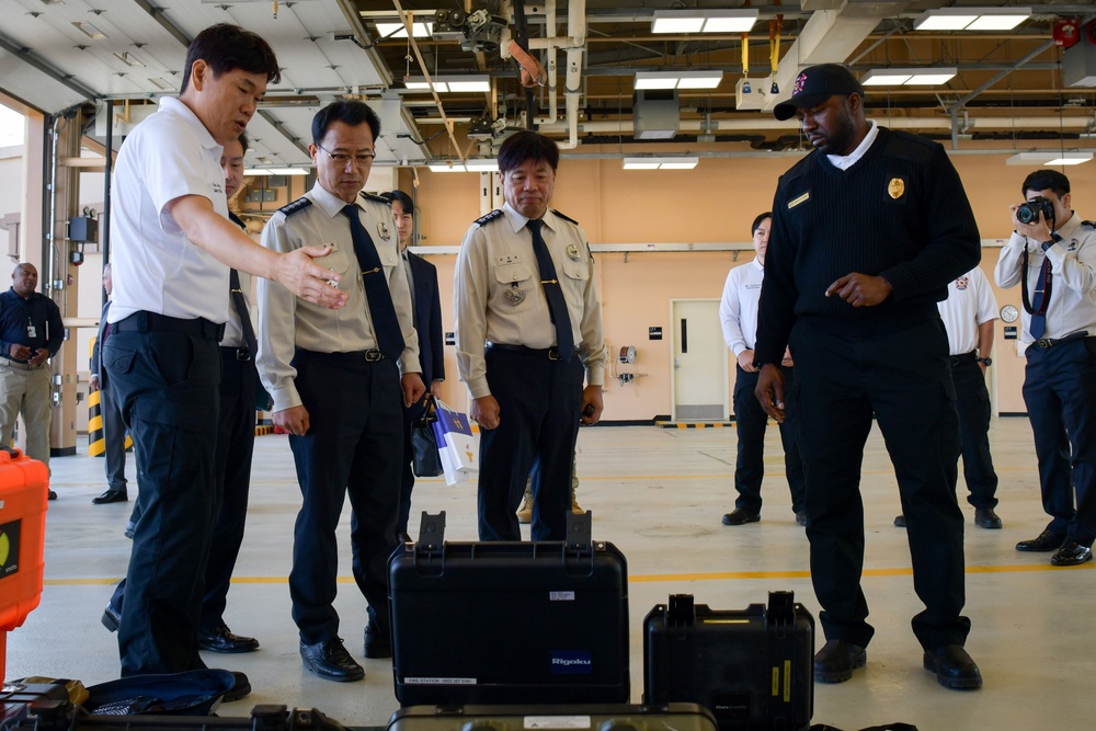 Gyeonggi-do Fire Marshal Connects with USAG Humphreys Fire Department