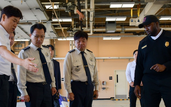Gyeonggi-do Fire Marshal Connects with USAG Humphreys Fire Department