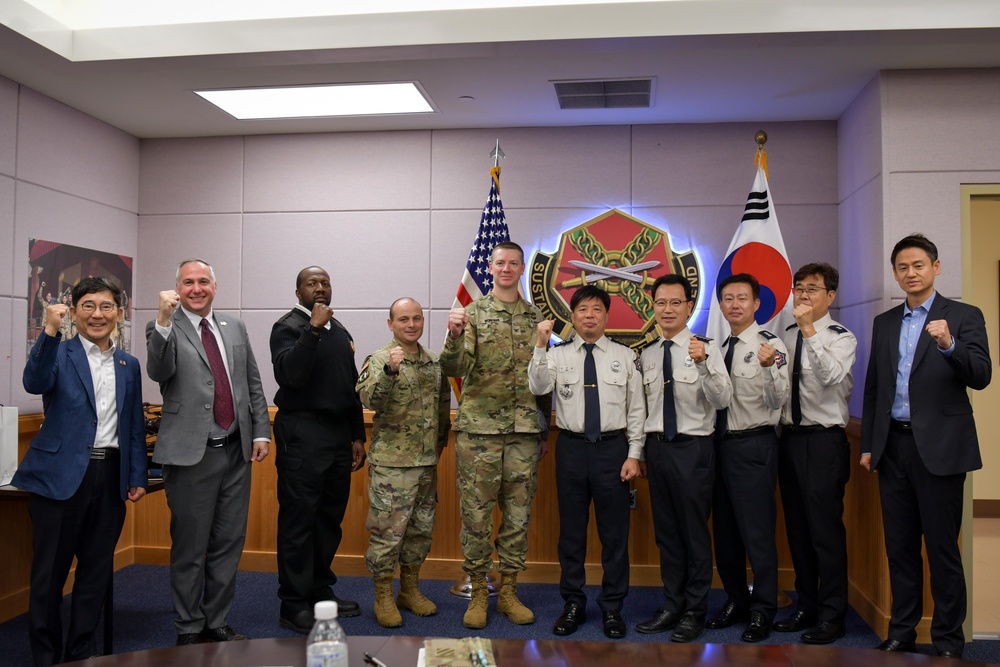 Gyeonggi-do Fire Marshal Connects with USAG Humphreys Fire Department