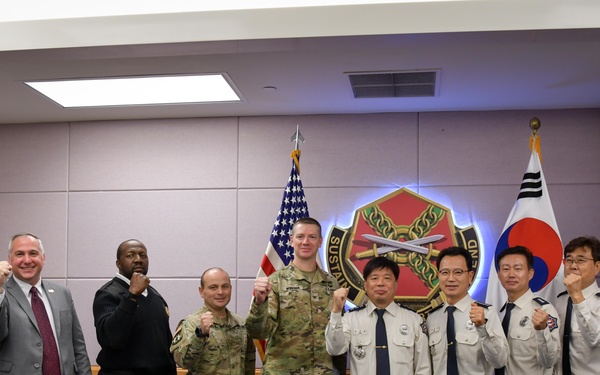 Gyeonggi-do Fire Marshal Connects with USAG Humphreys Fire Department