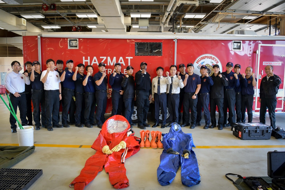 Gyeonggi-do Fire Marshal Connects with USAG Humphreys Fire Department