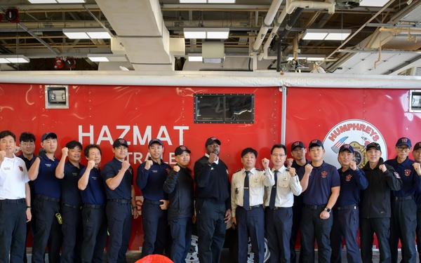 Gyeonggi-do Fire Marshal Connects with USAG Humphreys Fire Department