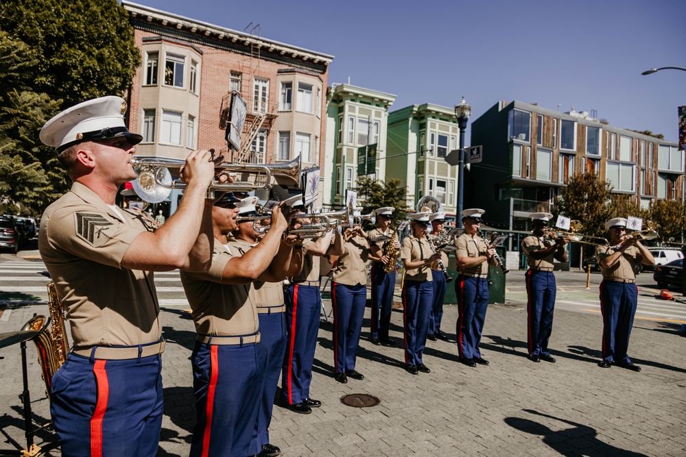 SF Fleet Week 23: Patricia’s Green 1st MarDiv Band