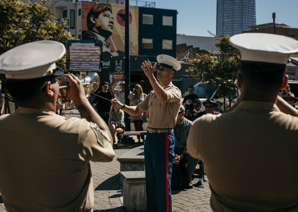 SF Fleet Week 23: Patricia’s Green 1st MarDiv Band