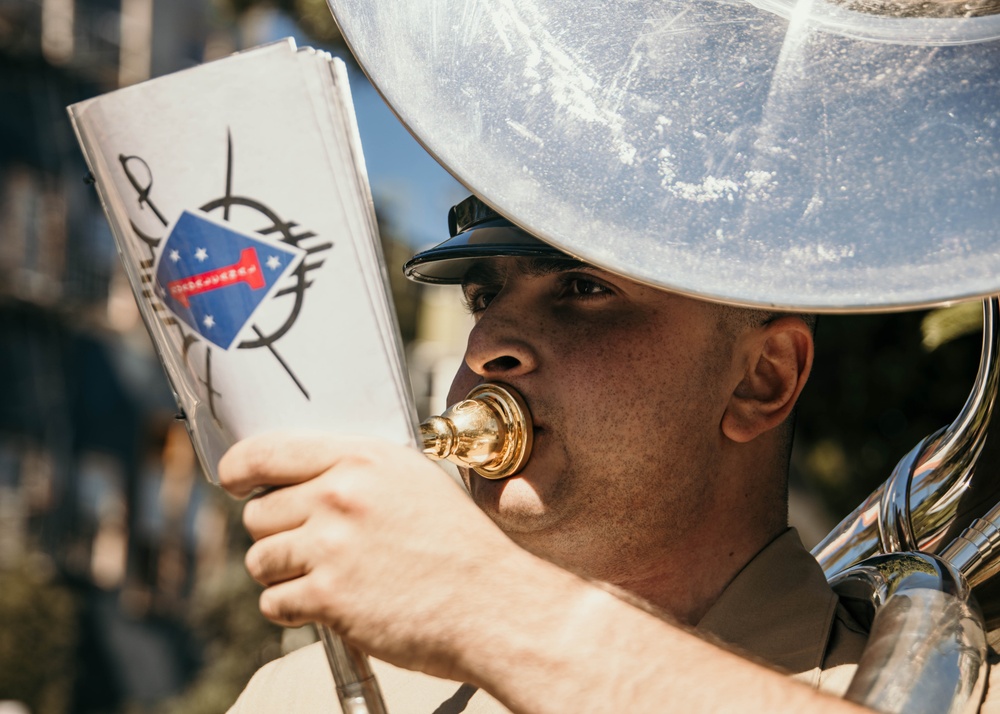 SF Fleet Week 23: Patricia’s Green 1st MarDiv Band