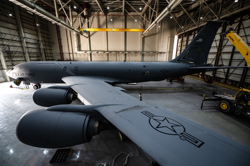 379 AEW innovates, conducts KC-135 fin removal