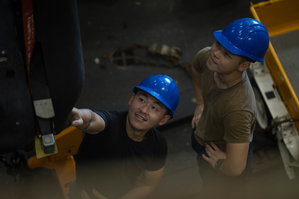 USS Bataan Maintenance