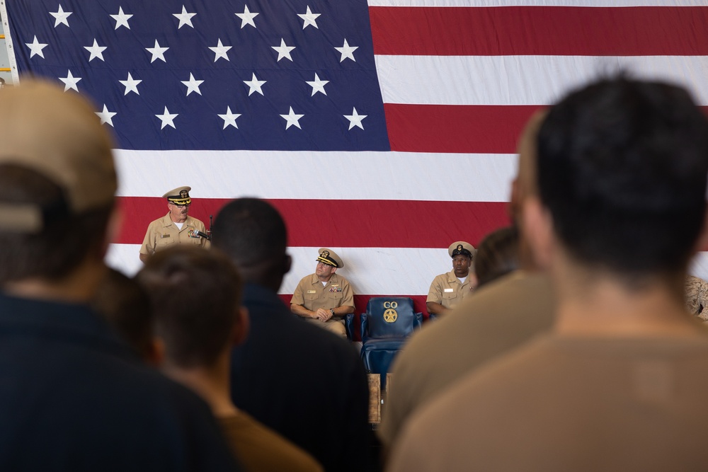 USS Bataan Hosts Chief Petty Officer Pinning Ceremony