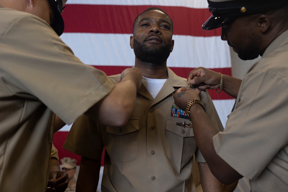 USS Bataan Hosts Chief Petty Officer Pinning Ceremony