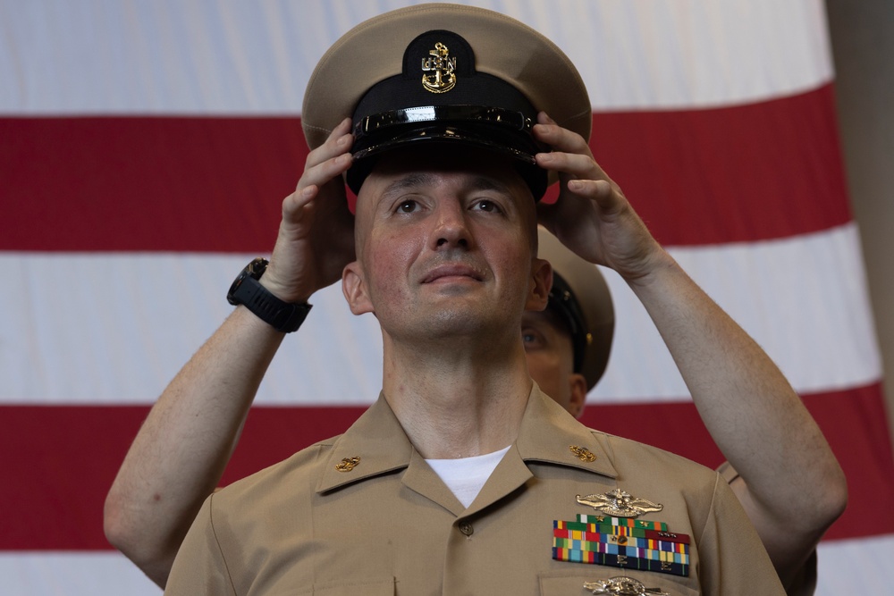 USS Bataan Hosts Chief Petty Officer Pinning Ceremony