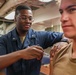 Sailors aboard USS Shoup receive influenza vaccine