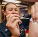 Sailors aboard USS Shoup receive influenza vaccine