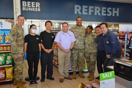 AAFES top enlisted visits Yokota