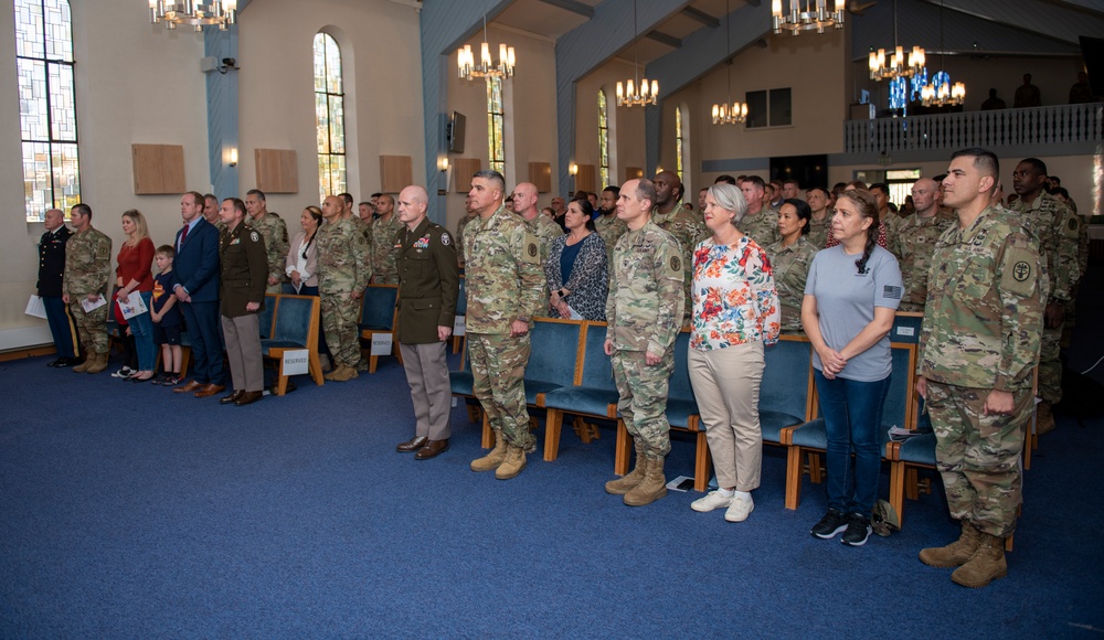 Dental Health Activity- Rheinland Pfalz Commander promoted to Colonel