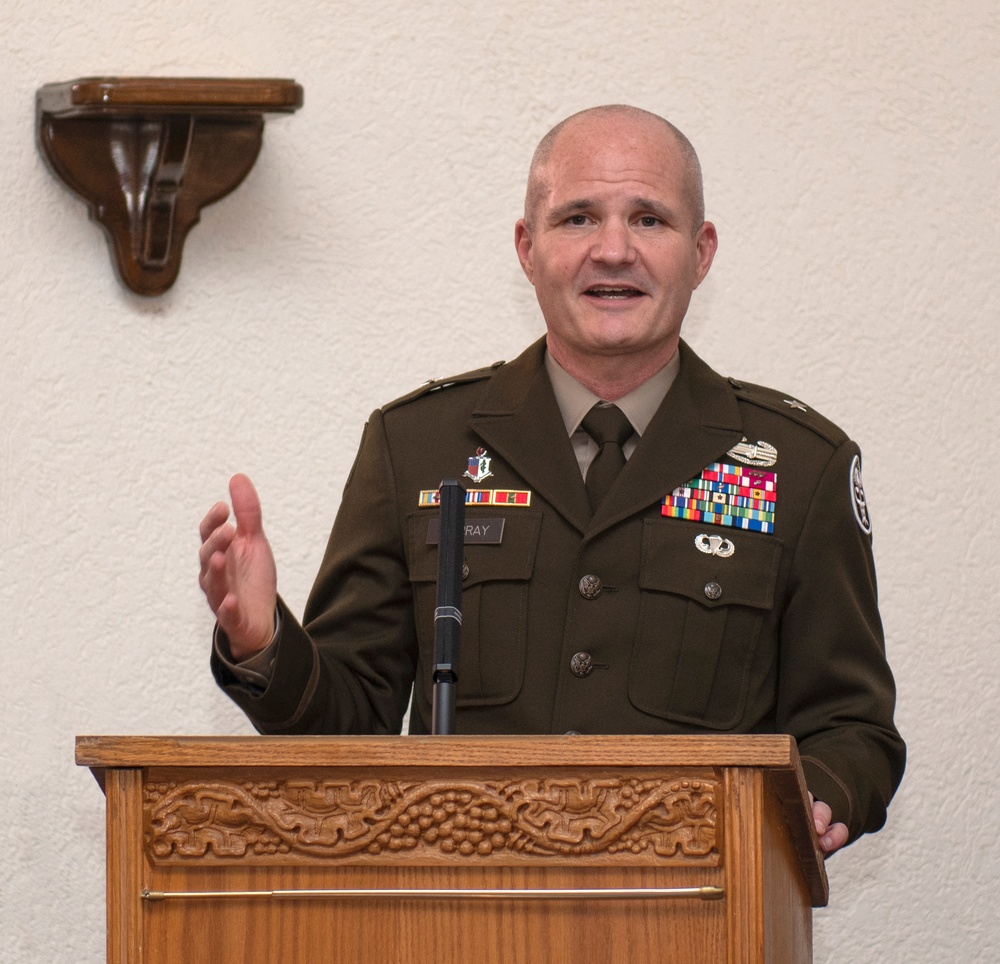 Dental Health Activity- Rheinland Pfalz Commander promoted to Colonel