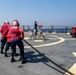 USS McFaul Conducts Flight Deck Firefighting Drill